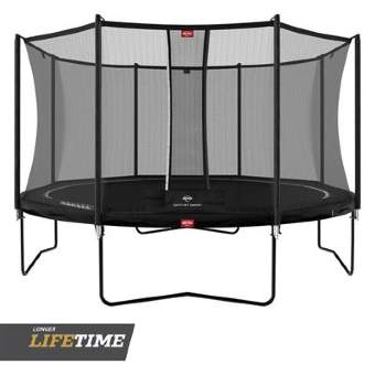 Батут Berg Favorit Regular 380 с сеткой Safety Net Comfort Батут Berg Favorit Regular 380 с сеткой Safety Net Comfort