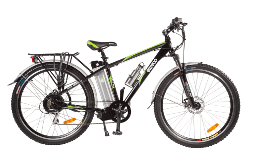 Велогибрид Eltreco Ultra EX Plus 500W black/green Велогибрид Eltreco Ultra EX Plus 500W black/green