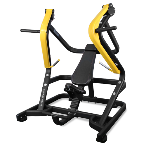  Жим от груди широким хватом BRONZE GYM PL-1708
