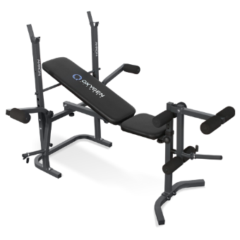 Скамья силовая черная Oxygen FITNESS AKRON 