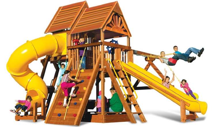Игровой комплекс Rainbow American Sunshine Clubhouse V WR Deluxe