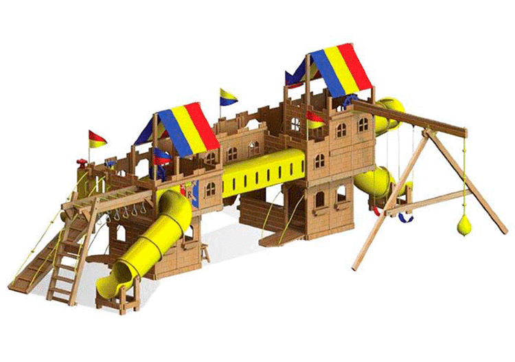 Игровой комплекс Rainbow Palace-Kingdom Double Whammy RYB