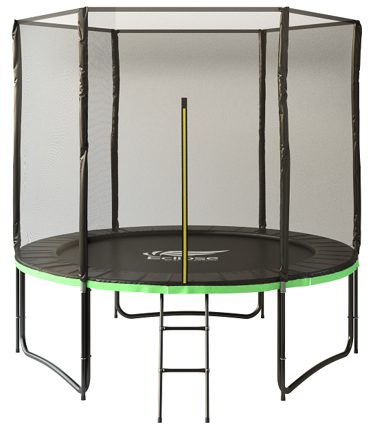 Батут Eclipse Inspire 8 FT (2.4 метра) с сеткой и лестницей